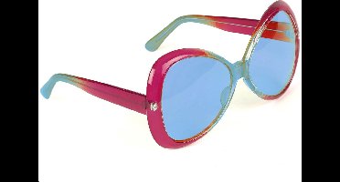 WIDMANN - Discobril voor volwassenen met kleurverloop - Oranje glas - Accessoires > Brillen