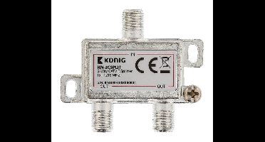 CATV-Splitter 4.2 dB / 5-1218 MHz - 2 Uitgangen