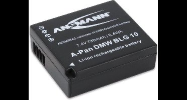 Ansmann oplaadbare batterijen/accu's 7.4V, 730mAh, black