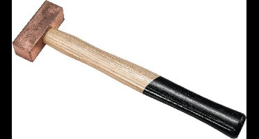 Koperen hamer - 500g -  shaft lengte 310mm