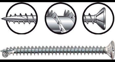STARX PRO SPAANPLAATSCHROEF VERZ PK TX 6.0X100