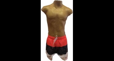 Falcon heren Zwemshort Neonrose/navy/wit