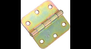 Starx Scharnier Lospen Ronde Hoek 89X89 Rvs