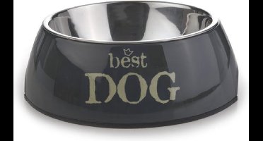 Beeztees Best Dog - Hondenvoerbak - Grijs - 14x4,5 cm