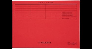 Vouwmap Secolor A4 100% gerecycled karton 250gr rood