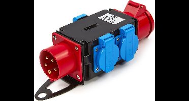 1 x 400 Volt en 3 x 230 Volt Verdeelblok