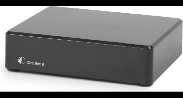 Pro-Ject DAC Box E Digitaal Analoog Converter - High-Resolution Audio - Nauwkeurige Signaalconversie - Verbeterde Muzikale Beleving - Zwart