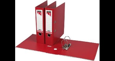10 x Ordner Quantore a4 80mm pp donkerrood