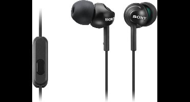 Sony MDR-EX110AP - In-ear oordopjes - Zwart