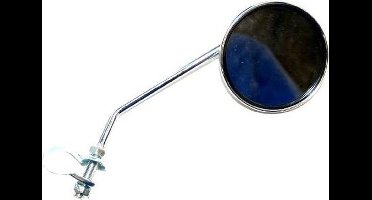 Mirage Fietsspiegel Met Reflector 75 Mm Zilver