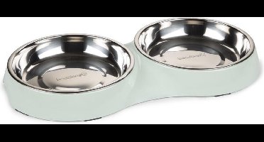 Beeztees Smickle - Dinerset Kat - Mint - 35x18x3 cm - 2x 420 ml