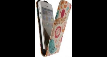 Mobilize Ultra Slim Flip Case Birds voor Apple iPhone 5 / 5S