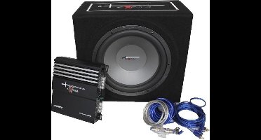 EXCALIBUR X3 pakket Active Subwoofer - 1000 W Versterker - Aansluitkabels