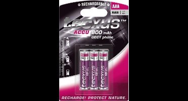 Telefoonbatterij AAA NiMH 800 mAh ideaal voor draadloze DECT-telefoon