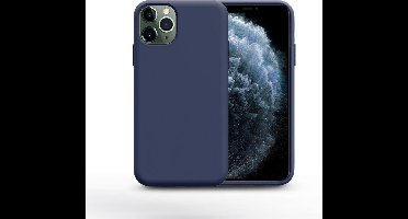 Nano Silicone Back Hoesje Geschikt voor iPhone 11 Pro – Navy