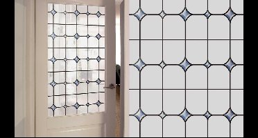 Patifix Glas in lood Raamfolie - Zelfklevend - 45x200 Cm