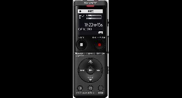 Sony ICD-UX570 - Digitale Voice recorder - 4GB -Zwart
