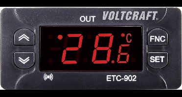 VOLTCRAFT ETC-902 Temperatuurregelaar NTC, PTC -30 tot 99 °C Relais 10 A (l x b x h) 58 x 77 x 34.5 mm