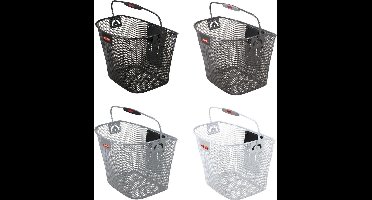 KLICKfix Uni mand close - Fietsmand - Stuur - Voor - 16 l - Grijs