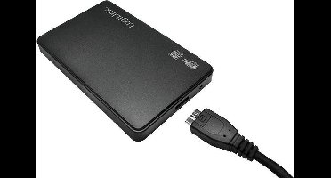 LogiLink Behuizing voor harde schijf 2,5 Zoll, SATA, USB 3.0, 6,35 cm, Schwarz