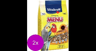 Vitakraft Valkparkieten Premium Menu - Vogelvoer - 2 x 1 kg