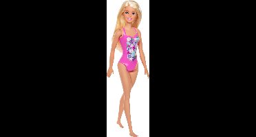 Barbie Strandpoppen - Roze badpak