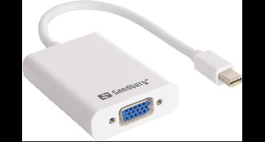 Sandberg - 509-05 - Adapter MiniDP > VGA+Audio