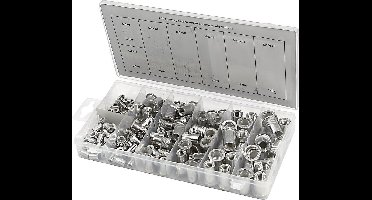 150 Delig Blindklinkmoeren Assortiment Aluminium