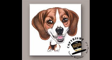 Tegel Hond Beagle