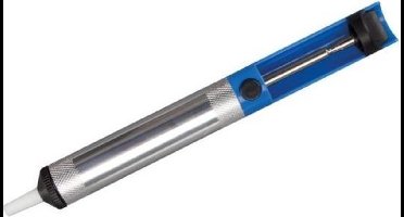 Velleman krachtige desoldeerpomp, manueel, zwart/blauw