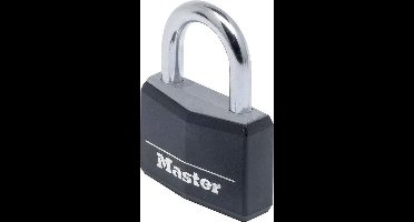 MasterLock Hangslot - Massief Aluminium - Zwart - 40 mm - 9140EURDBLK