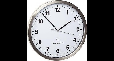 Wandklok aluminium modern design