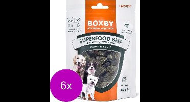 Proline Superfood 120 g - Hondensnacks - 6 x Rund&Spinazie&Knoflook
