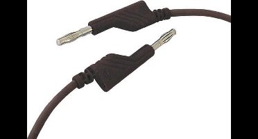 MEETSNOER 4mm 50cm / ZWART (MLN-SIL / 1) (HM040050)