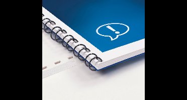 GBC WIREBIND 21LOOP A4 12MM BLACK (100) ringband