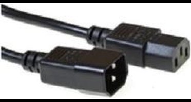 Microconnect PE040612 electriciteitssnoer Zwart 1,2 m C13 stekker C14 stekker