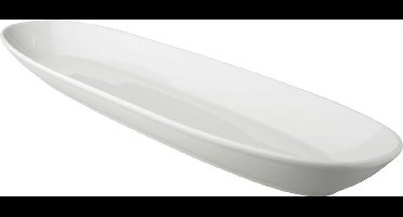 Schaal Palmer White Delight 55 x 17 x 2,5 cm Wit                                     Porselein