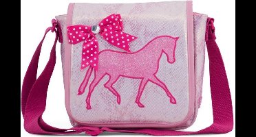 Zebra Trends - Schoudertas - Kinderen - Roze;Wit