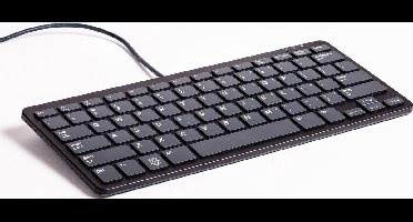 Raspberry Pi US Keyboard zwart/grijs - inclusief 3-poorts hub - QWERTY