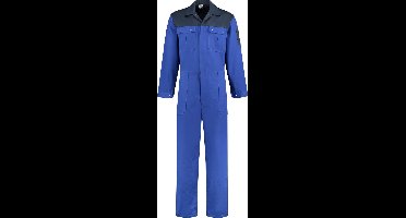 EM Workwear Overall 100% katoen 2-kleurig korenblauw-navy maat 52