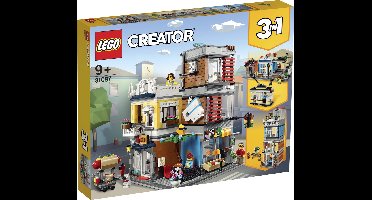 LEGO Creator Woonhuis, Dierenwinkel & Café - 31097