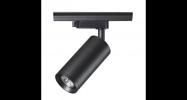 3 Fase Rail armatuur met GU10 Fitting, Zwartkleurige behuizing