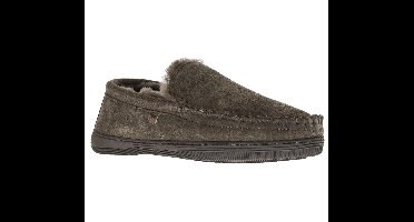 Warmbat Grizzly Suede Heren Sloffen - Pebble