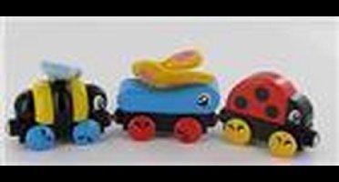 Houten trein Lieveheersbeestjestrein