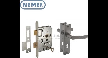 Nemef dag en nachtslot 1266/94 met garnituur