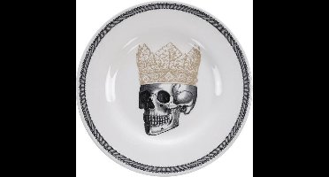 Tokyo Design Studio - Skull Design Crown Plate - Ontbijtbord - 21x2cm