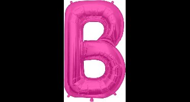 Letter B Magenta helium 86cm