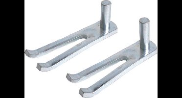 2x Klauwduim Waelbers, verzinkt staal met pendikte 16 mm