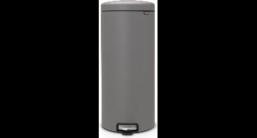 Brabantia NewIcon Prullenbak - 30 liter - Mineral Concrete Grey