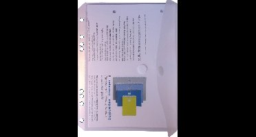 EXXO-HFP # 35061 - A5 Ringband Documententas - Kleurloos - 1 Pak @ 10 stuks